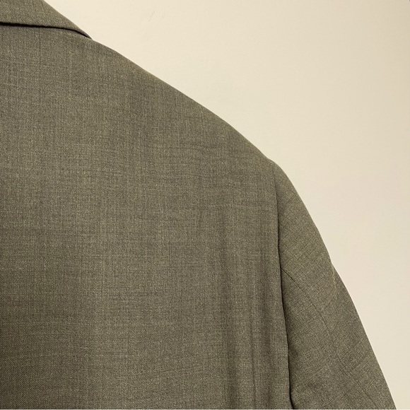 Lands End Classic Tailored Fit Wool Mens Sports Coat Size 44 Long office wedding - Picture 7 of 13